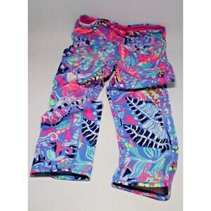 Lilly Pulitzer Luxletic Weekender Crop Leggings Women's Small Vibrant Pattern